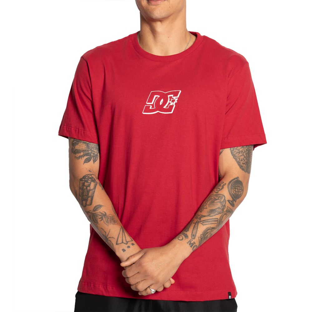 Camiseta DC Shoes Hampden SM25 Masculina Vermelho - Radical Place