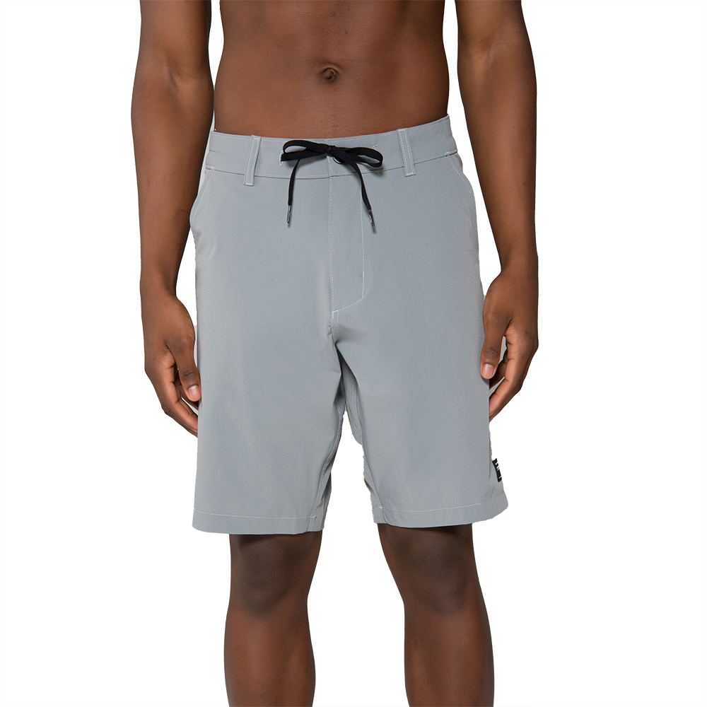 【OMMO】WIDE TAPE SHORT BOLERO／グレー Bermuda Oakley B1B Hybrid Shorts 11 SM25 Stone Grey - Radical