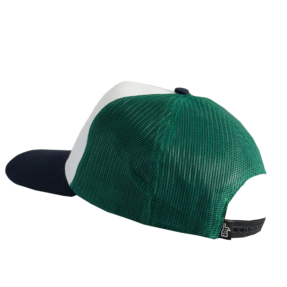 Boné Lost Aba Curva Trucker Get Lost SM25 Branco - Radical Boné Lost Aba Curva Trucker Get Lost SM25 Branco - Radical