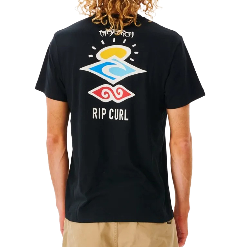Camiseta Rip Curl The Search Oversize SM25 Masculina Preto