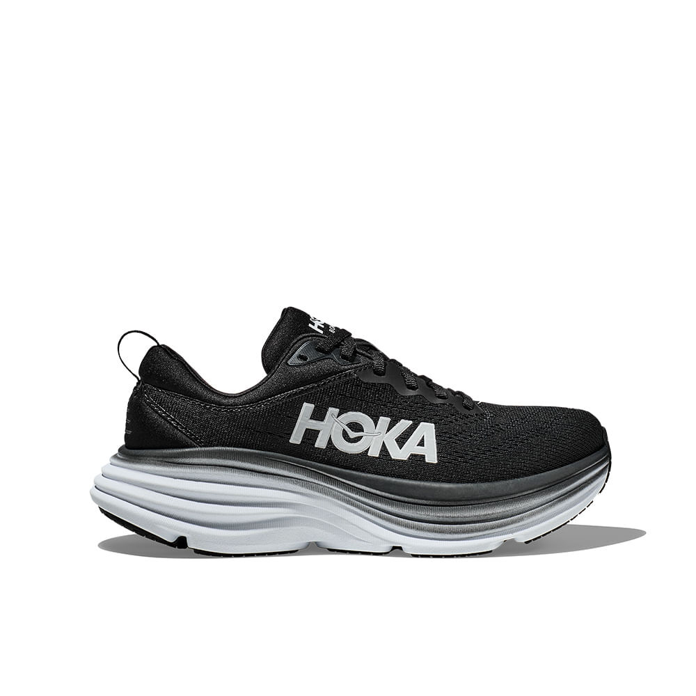 Tênis Hoka Bondi 8 Masculino PretoBranco - Radical Place - Loja