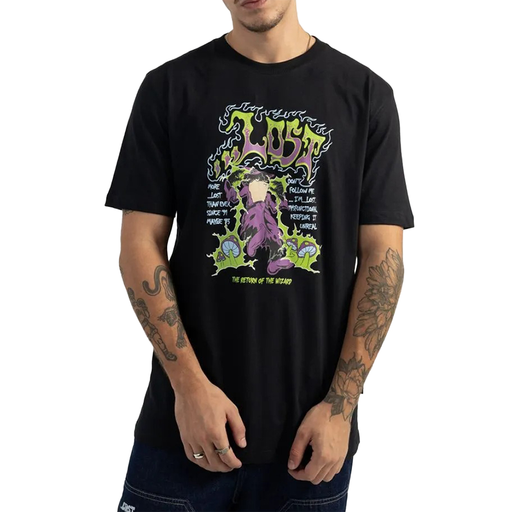 Camiseta Lost Wizards Return SM25 Masculina Preto - Radical Place
