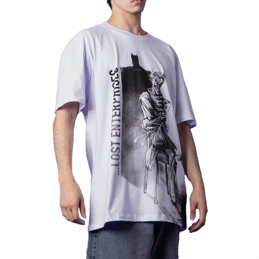 Camiseta Lost Full Front Joker SM25 Masculina Branco - Radical