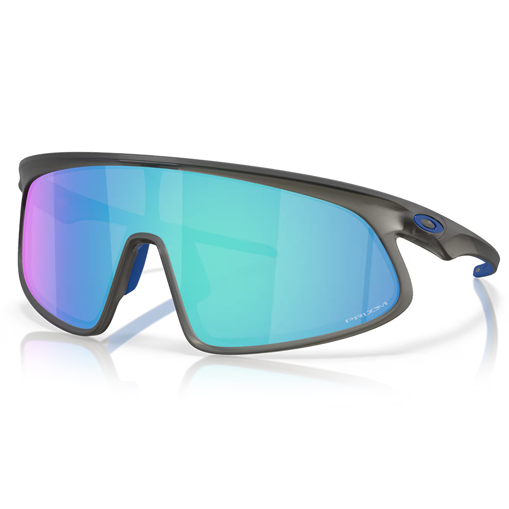 小物 OAKLEY RSLV Óculos de Sol Oakley RSLV Matte Grey Smoke Prizm Sapphire