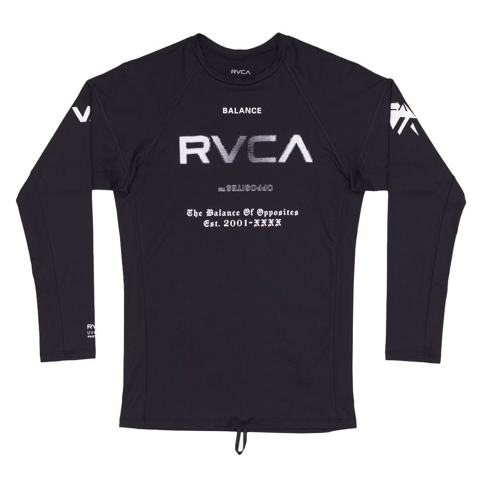 Camiseta RVCA Surf ML All Brand SM25 Masculina Preto - Radical