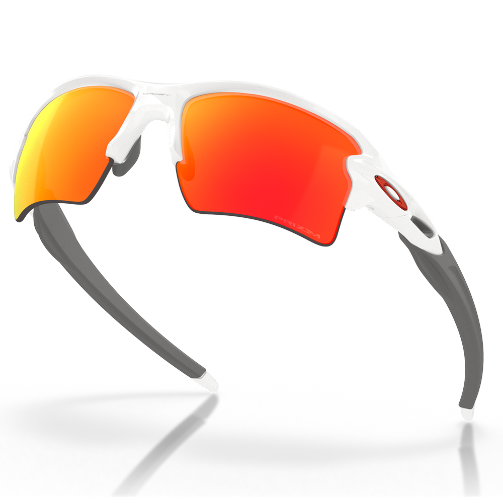 Óculos de Sol Oakley Flak 20 XL Polished White Prizm Ruby Óculos de Sol Oakley Flak 20 XL Polished White Prizm Ruby