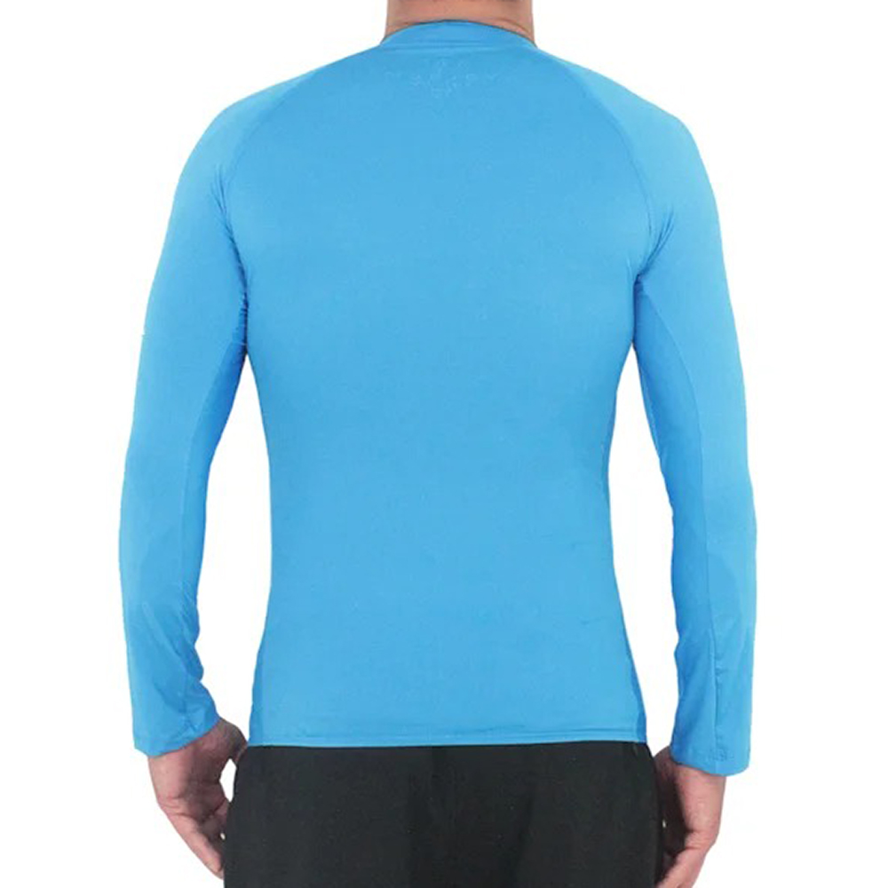 Lycra Volcom Manga Longa Lido Solid SM25 Masculina Azul - Radical