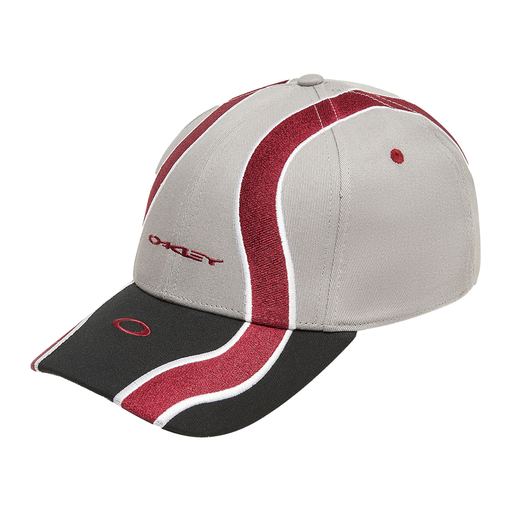 ABC Boné Oakley Aba Curva Wave Cap WT25 CementBlackIron Red - Radical
