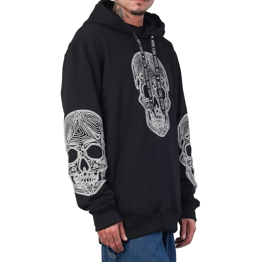Moletom MCD Canguru Cranio WT25 Masculino Preto - Radical Place