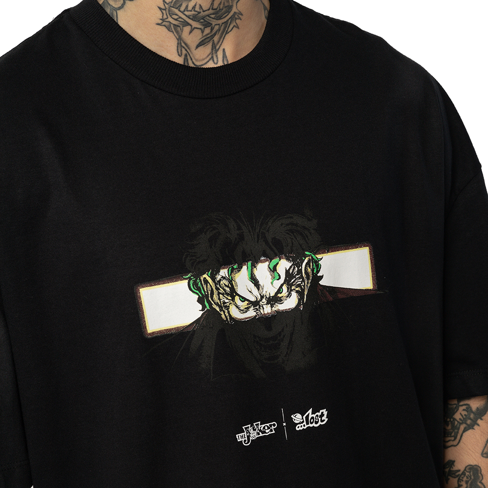 Camiseta Lost Crazy Joker WT25 Masculina Preto - Radical Place