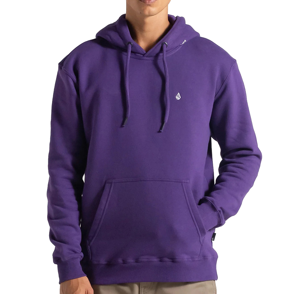 Moletom Volcom Canguru Single Stone WT25 Masculino Roxo - Radical