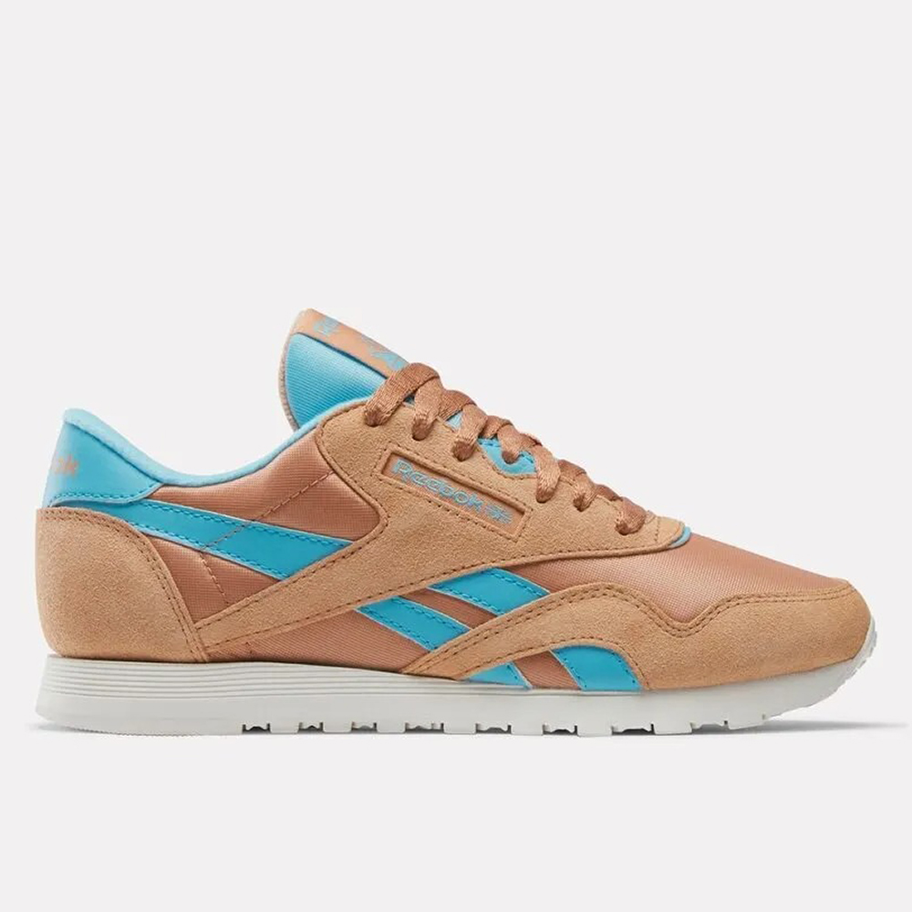 MOMOLAND × Reebok Tênis Reebok CL Nylon Feminino ClayBlueClalk - Radical Place