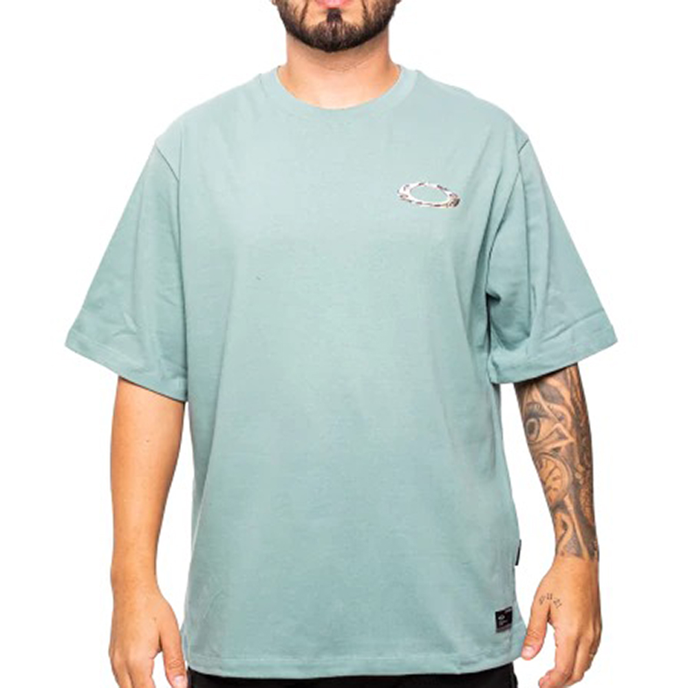 Camiseta Oakley Ellipse Sharp Metal SM26 Masculina Pacific