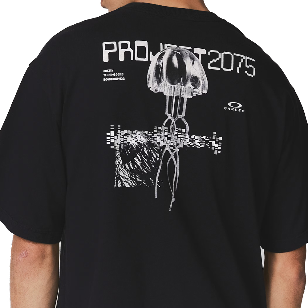 Camiseta Oakley 2075 Jellyfish SM26 Masculina Blackout - Radical