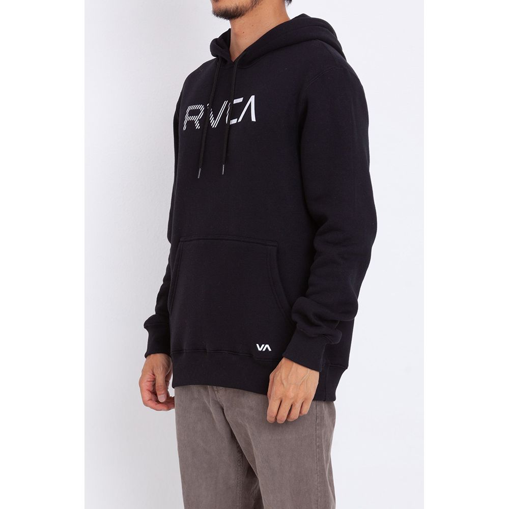 rvca grey moletom com capuz