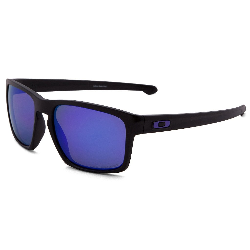Óculos de Sol Oakley Sliver Matte Black W/ Violet Iridium Polarized -  Radical Place - Loja Virtual de Produtos Esportivos