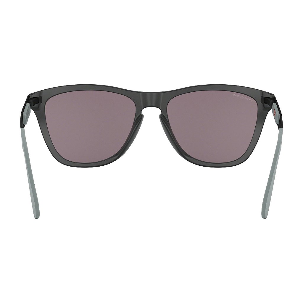 OAKLEY Frogskins アジアンフィットPrizm Black Óculos de Sol Oakley Frogskins Mix Matte Black W/ Prizm Grey