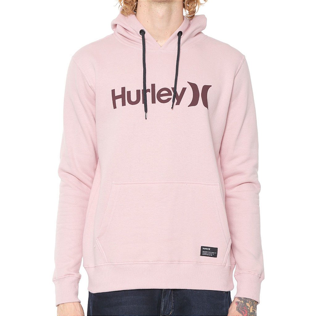 hurley moletom rosa