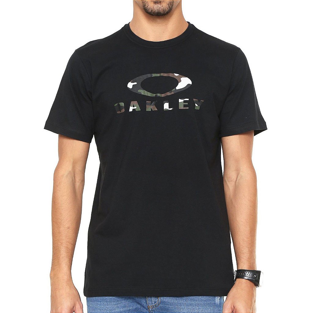 Camiseta Oakley O-Bark Preta - Radical Place - Loja Virtual de Produtos  Esportivos