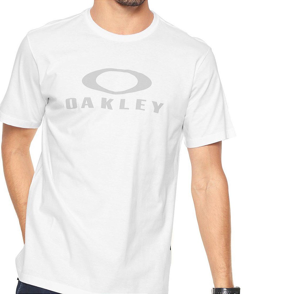 Camiseta Oakley O-Bark Branca/Preta - Radical Place - Loja Virtual de  Produtos Esportivos