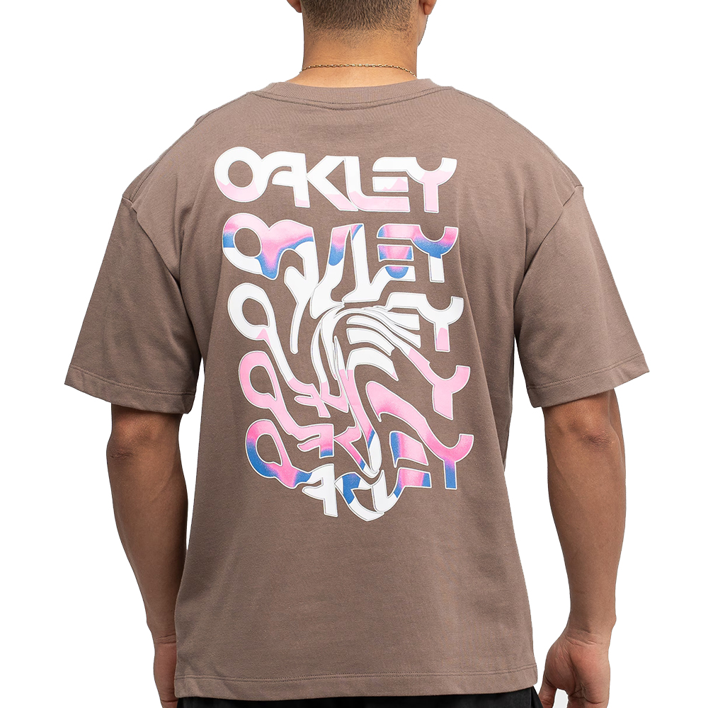 Camiseta Oakley B1B Warp Graphic SS WT26 Cocoa Brown - Radical
