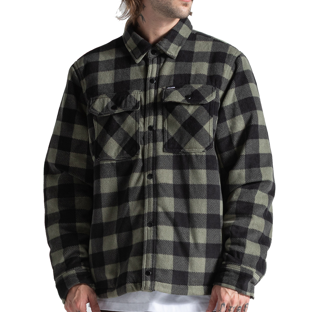 Jaqueta Volcom Bowered Lined WT26 Masculina Dark Olive - Radical