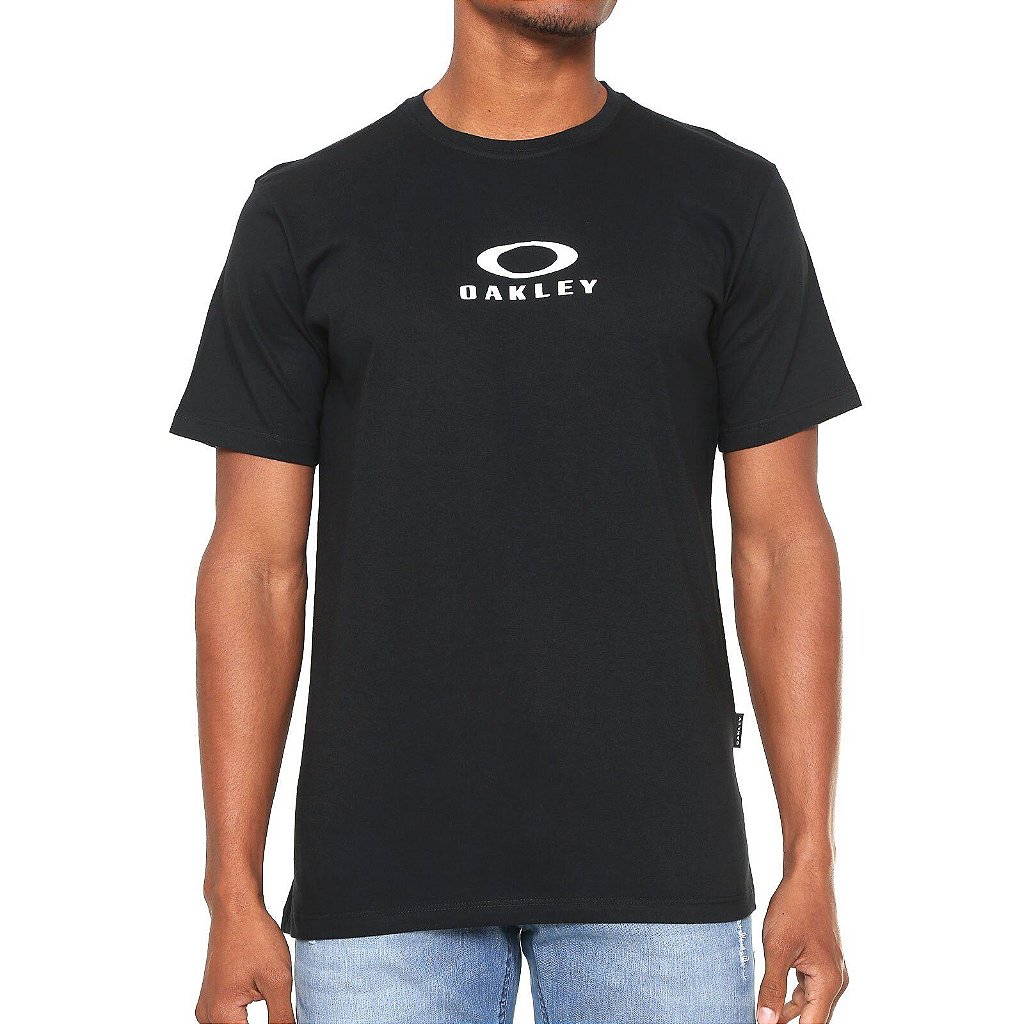 CAMISETA OAKLEY ESTAMPA LATERAL CINZA