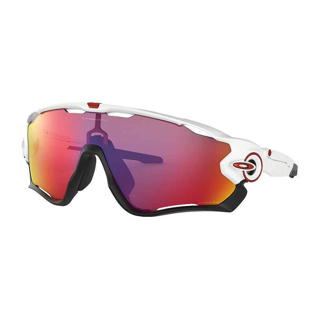 Oakley jaw breaker 2個数 Óculos de Sol Oakley Jawbreaker Polished White W/ Prizm Road