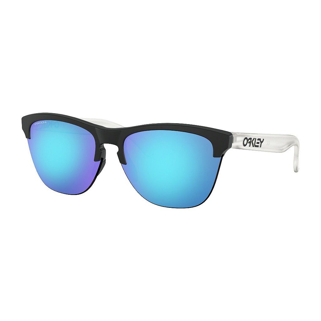 Óculos de Sol Oakley Frogskins Lite Matte Black Matte Clear Óculos de Sol Oakley Frogskins Lite Matte Black Matte Clear