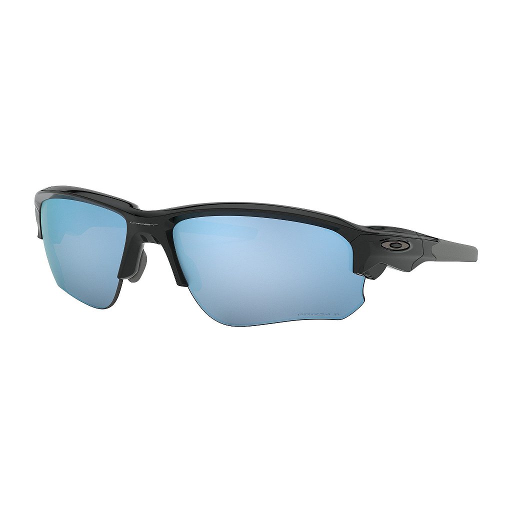 Óculos de Sol Oakley Flak Draft Polished Black W/ Prizm Deep Water