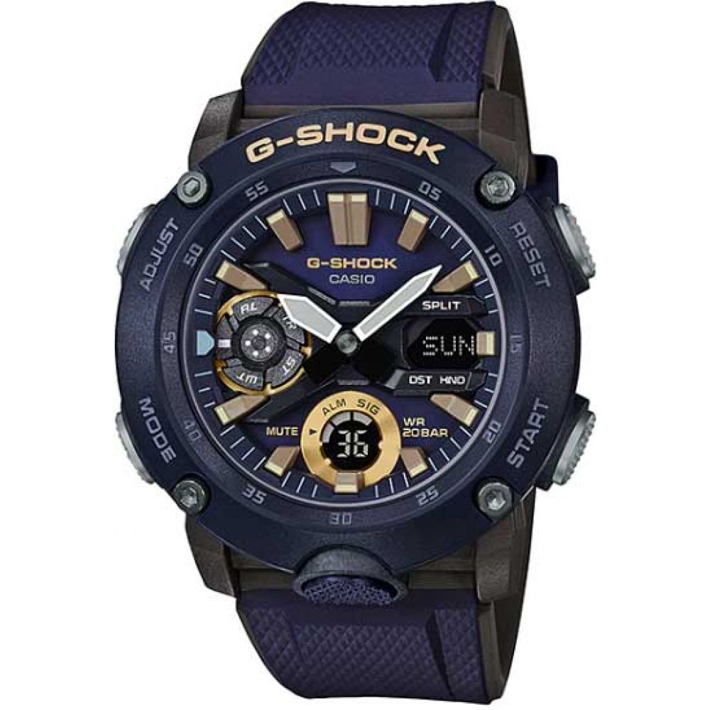 Relógio G-Shock GA-2000-2ADR Azul Marinho - Radical Place - Loja Virtual de  Produtos Esportivos