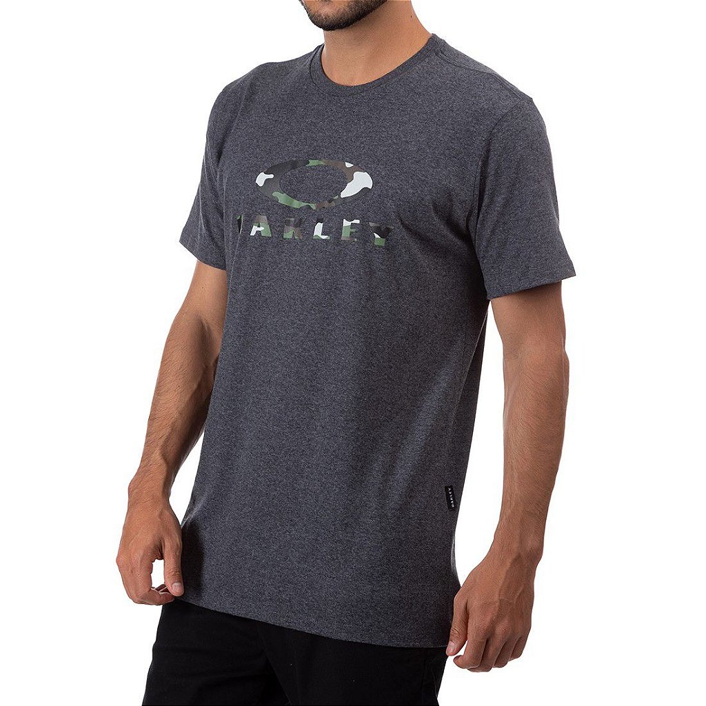 Camiseta Oakley Ellipse Digital SS Cinza 