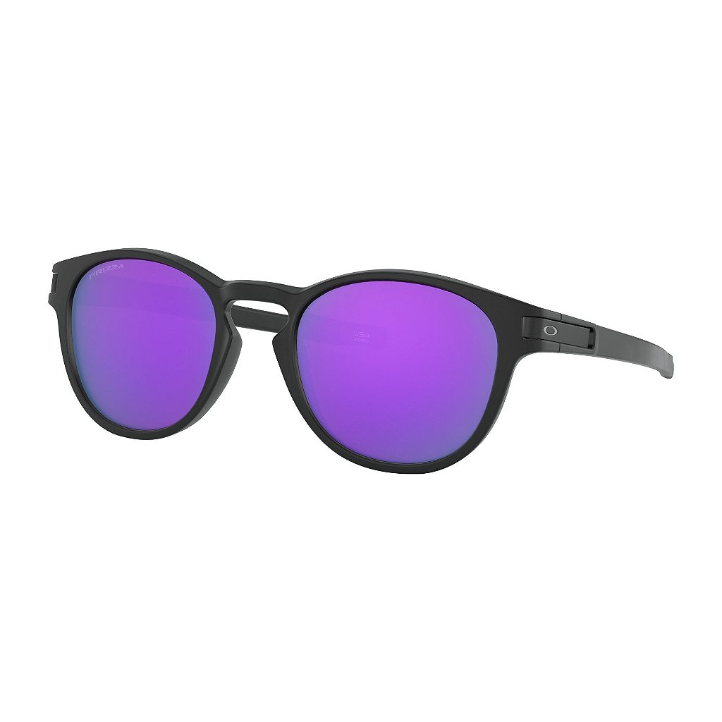 Óculos de Sol Oakley Latch Matte Black W/ Prizm Violet - Radical