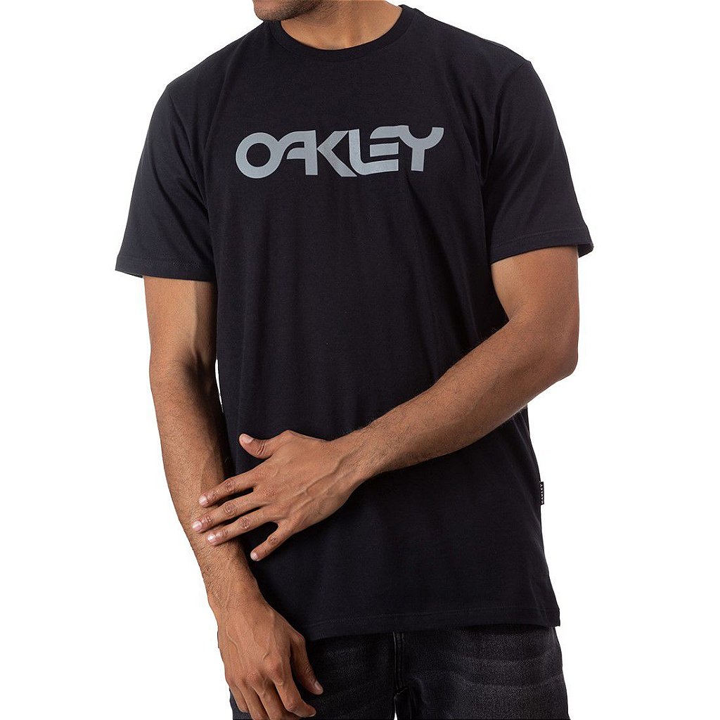 Camiseta Oakley Super Casual Logo WT23 Blackout - Radical Place