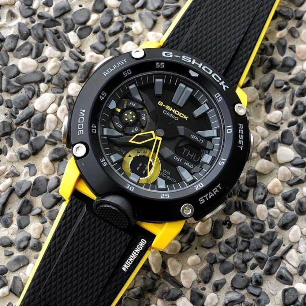 Relógio G-Shock Carbon Core Guard GA-2000-1A9DR Masculino Preto