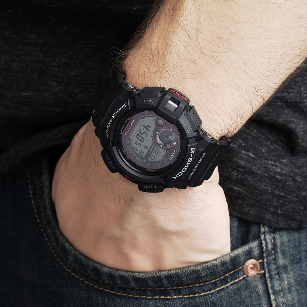 Relógio G-Shock Mudman G-9300-1DR Masculino Preto - Radical Place - Loja  Virtual de Produtos Esportivos