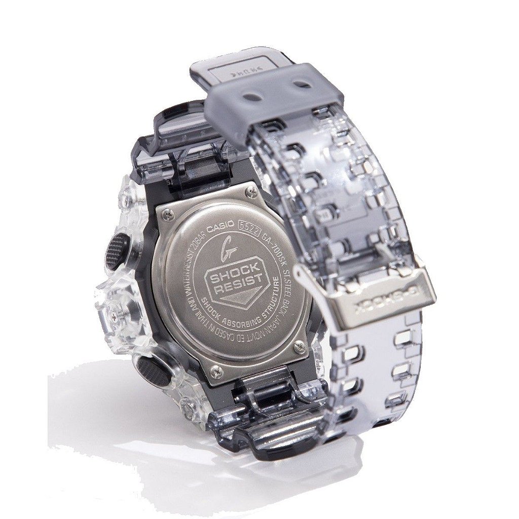 Relógio G-Shock Skeleton GA-700SK-1ADR Masculino Transparente