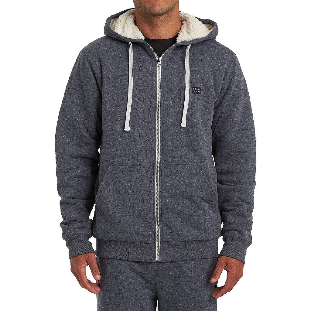 core sherpa zip moletom com capuz