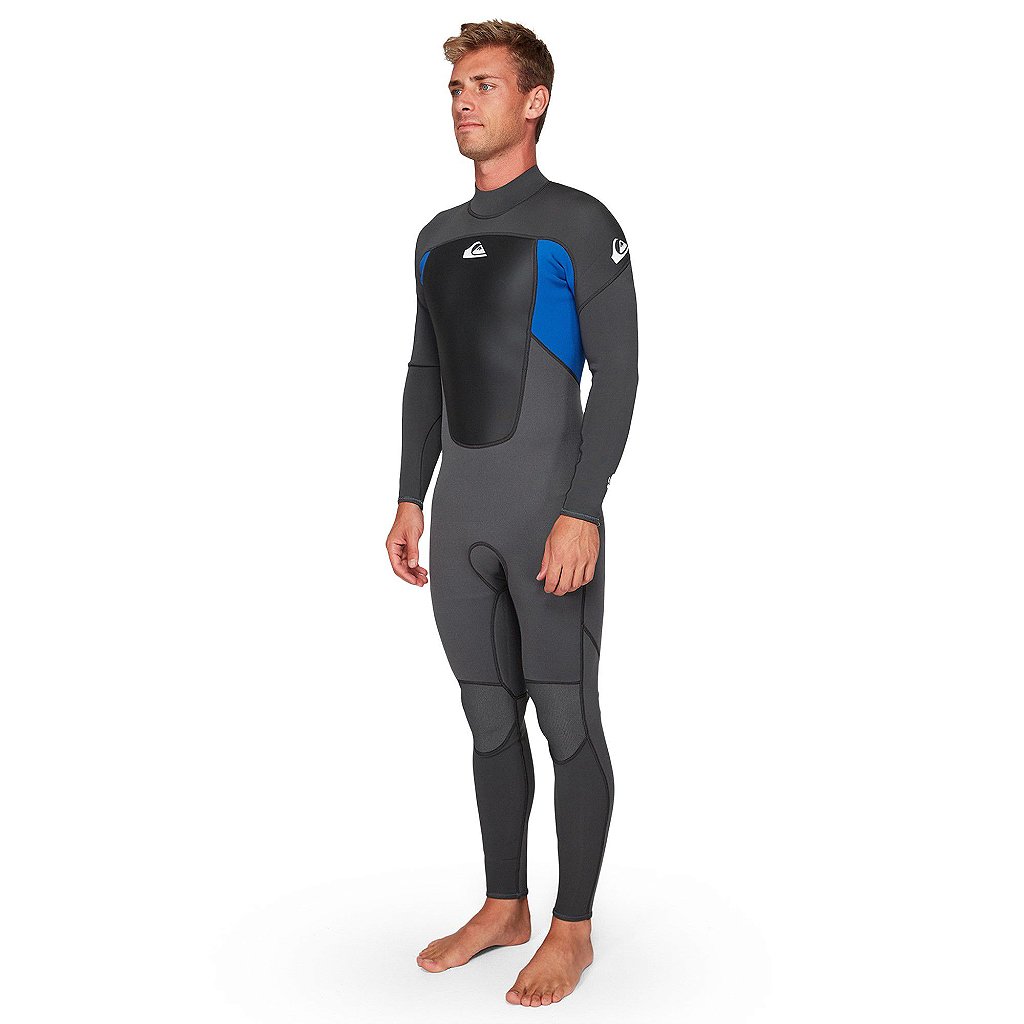 Wetsuit Long John Quiksilver 3/2mm Prologue Back Zip FLT Preto