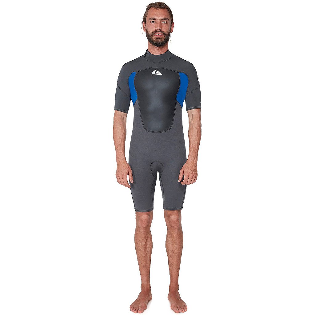 Wetsuit Short John Quiksilver 2/2mm Prologue Back Zip FLT Preto