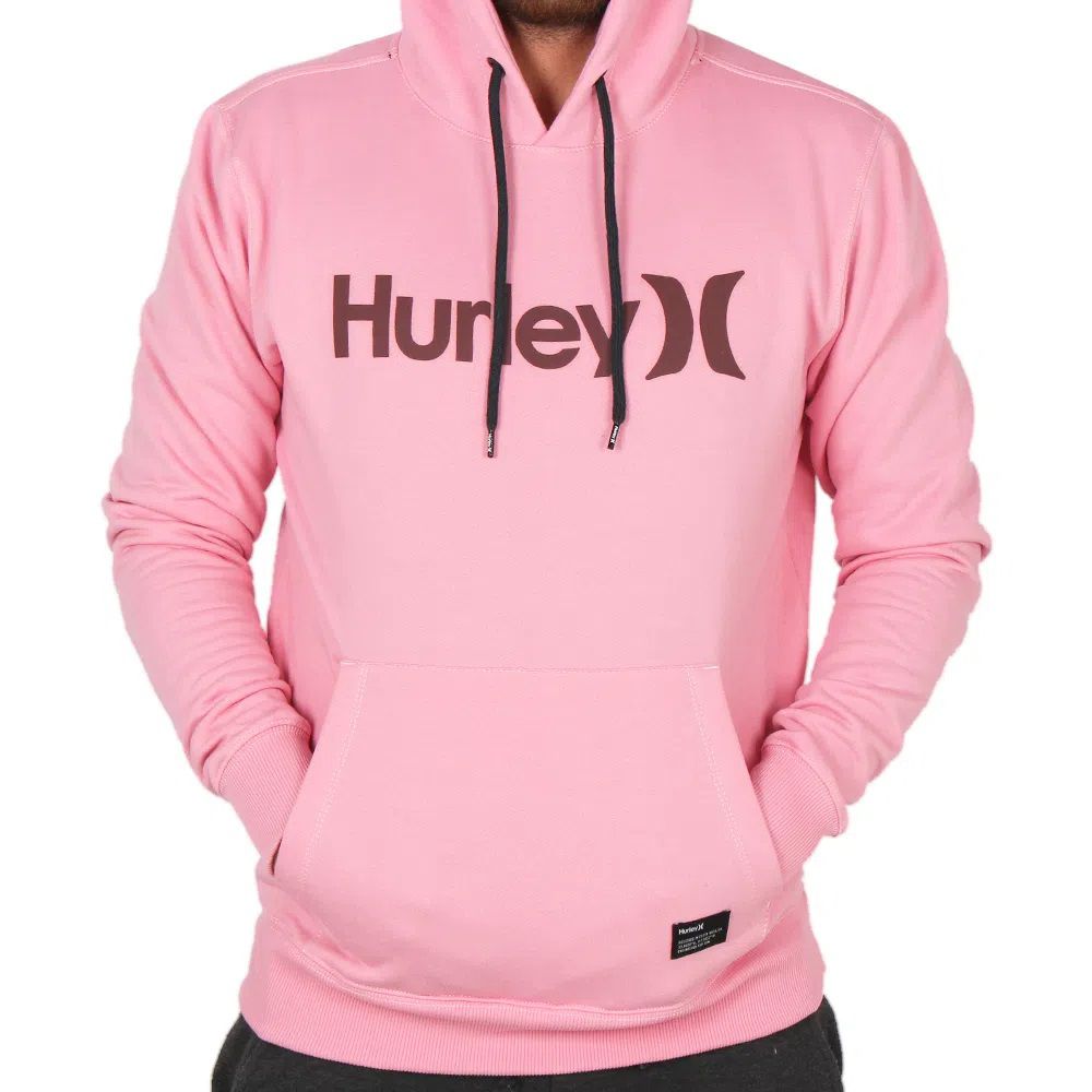 hurley moletom rosa