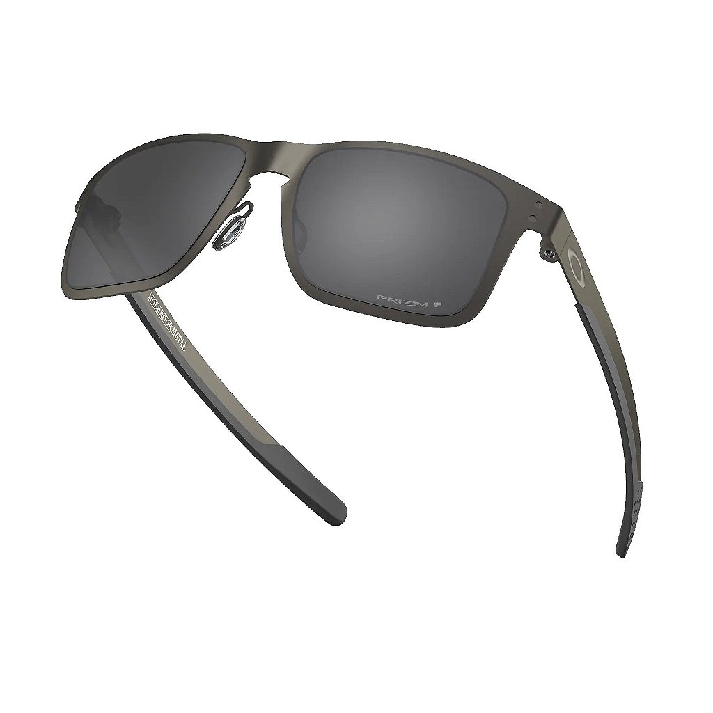 Óculos de Sol Oakley Holbrook Metal Matte Gunmetal W/ Prizm Black Polarized  - Radical Place - Loja Virtual de Produtos Esportivos