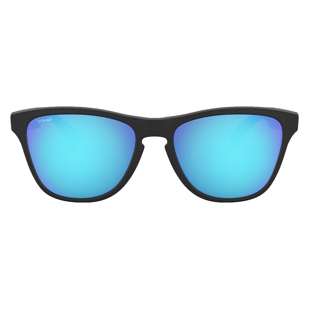 Óculos de Sol Oakley Frogskins XS Polished Black W/ Prizm Sapphire