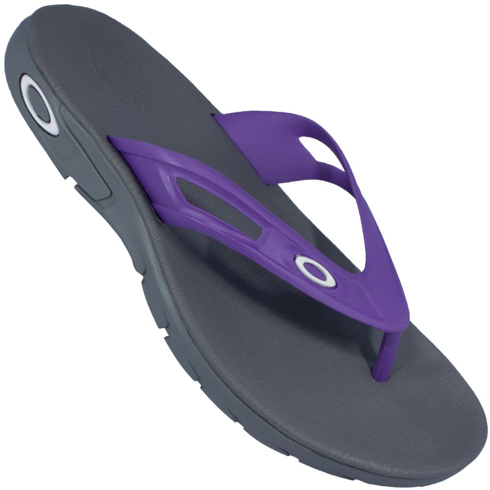 Chinelo Oakley Rest  Cinza/Roxo - Radical Place - Loja Virtual de  Produtos Esportivos