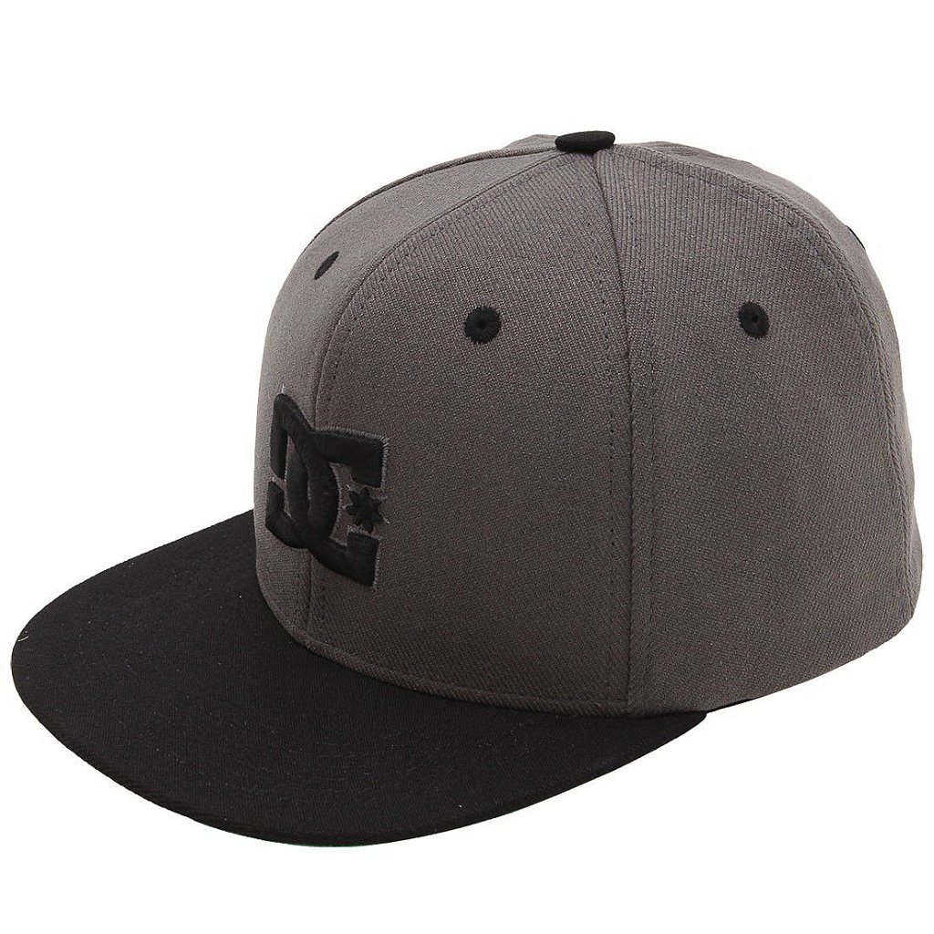 Boné DC Shoes Aba Reta Snappy Cinza Escuro - Radical Place - Loja