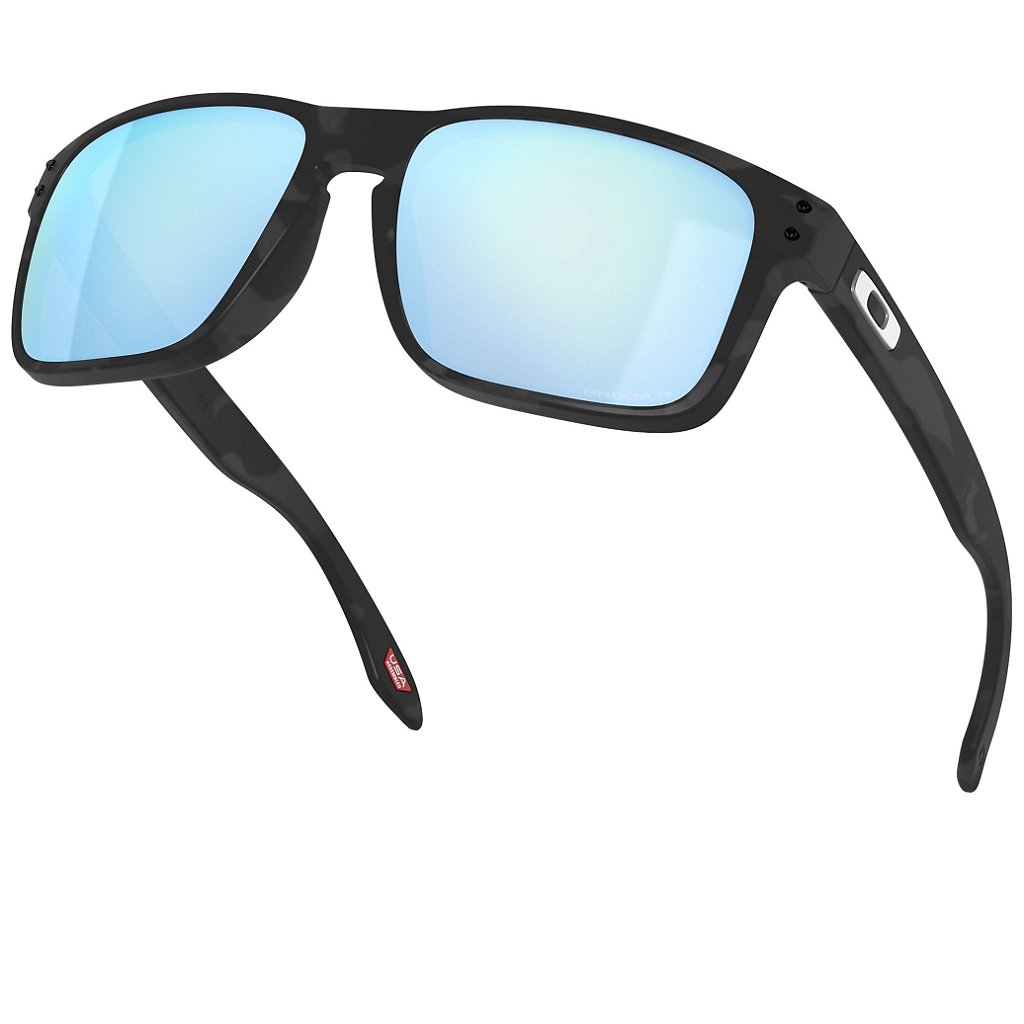 Óculos de Sol Oakley Holbrook Matte Black Camo W/ Prizm Deep Water