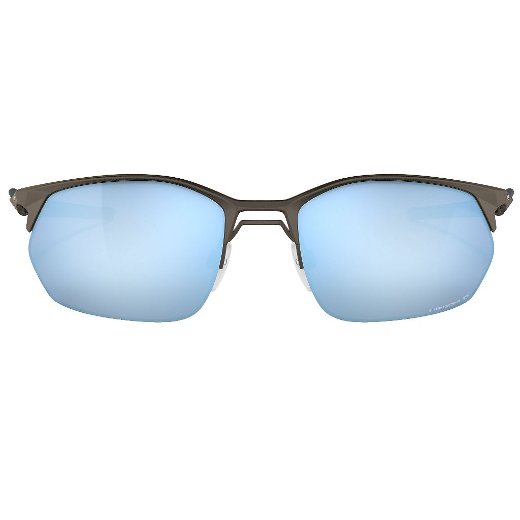 Óculos de Sol Oakley Wire Tap 2.0 Satin Lead W/ Prizm Deep Water