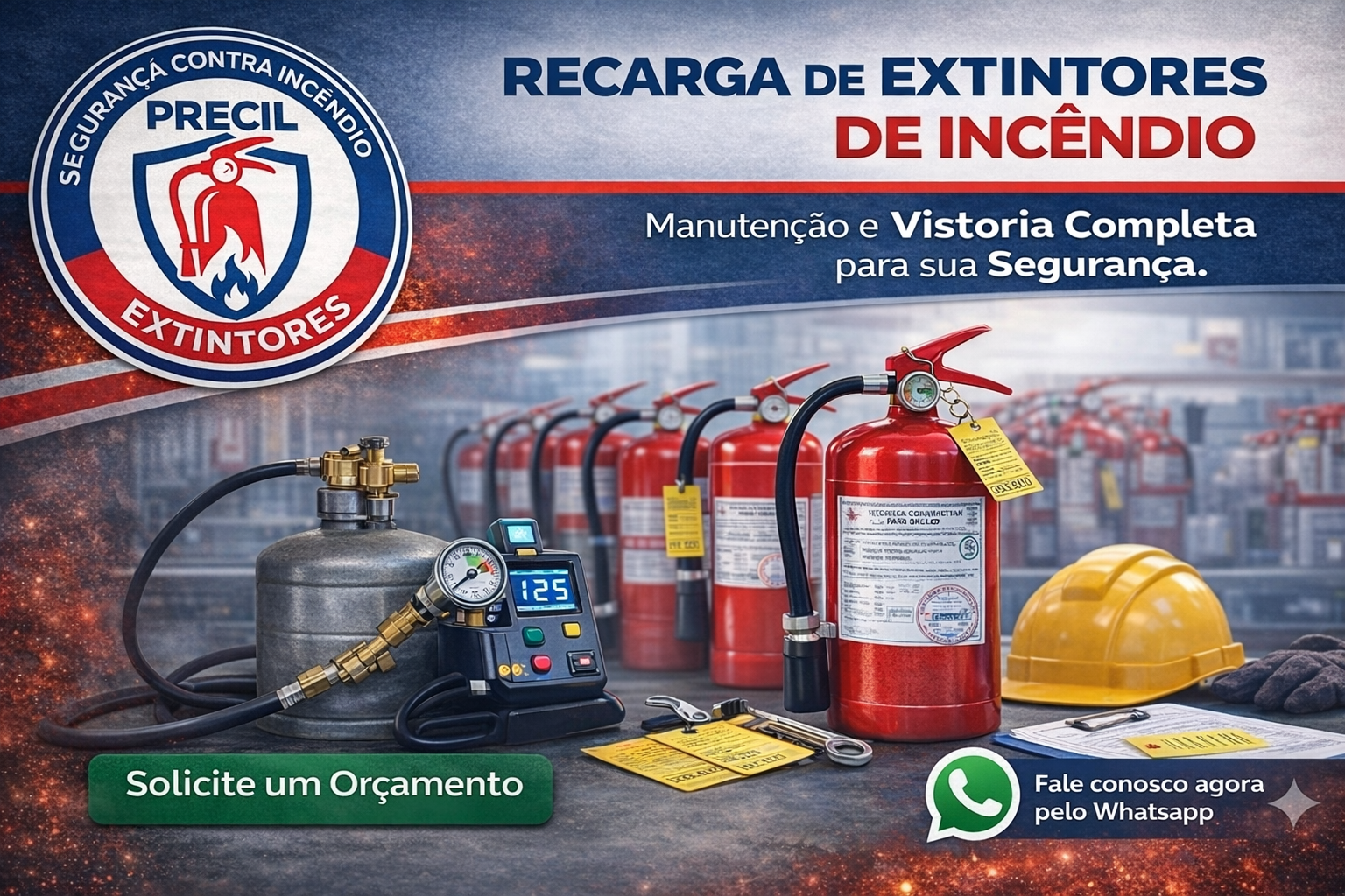 Recarga de Extintores de Incêndio Itaim Bibi