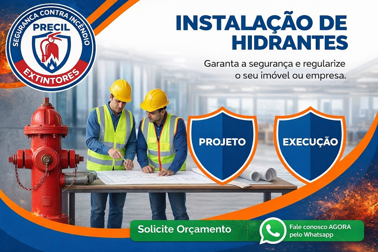 Instalação de Hidrantes Itaim Bibi