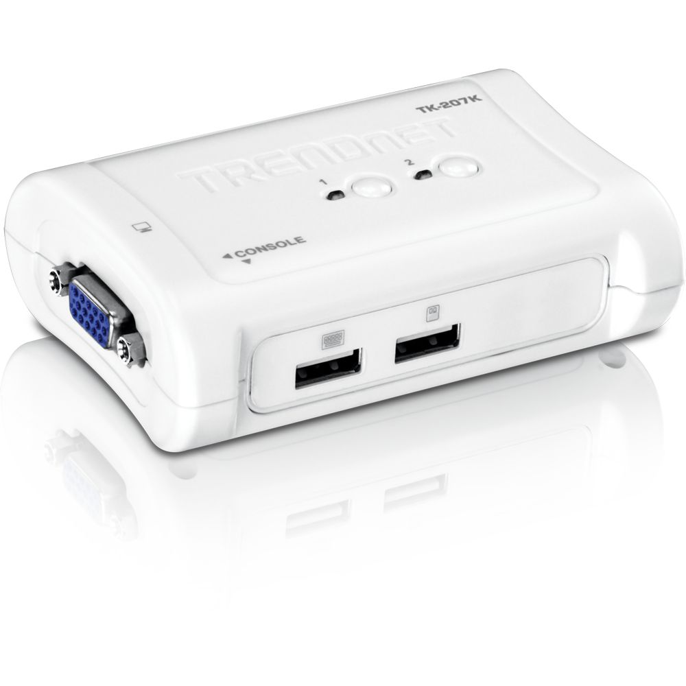 TK-207K - Chaveador KVM 2 Portas USB 2 Trendnet - Fink Tecnologia